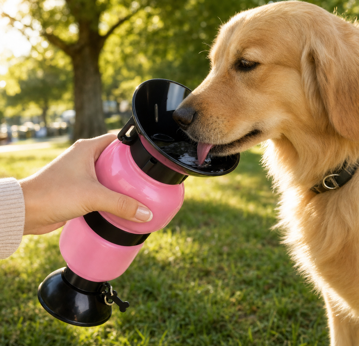 Bebedero Portátil para Mascotas — Hidratación en Cualquier Lugar 🐾