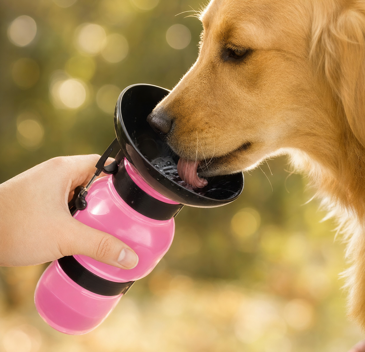 Bebedero Portátil para Mascotas — Hidratación en Cualquier Lugar 🐾