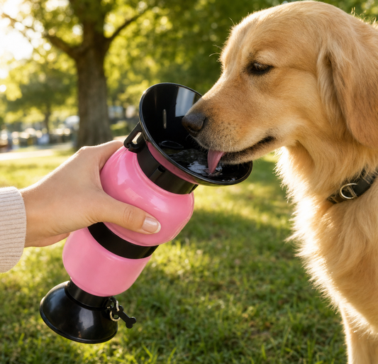 Bebedero Portátil para Mascotas — Hidratación en Cualquier Lugar 🐾